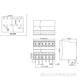 5.08 mm Pitch Doppelreihe -PCB -Anschlussblöcke Sockel